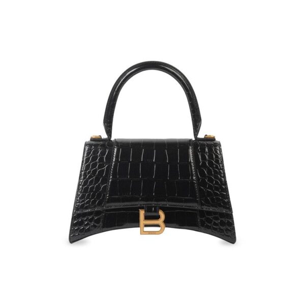 Balenciaga Hourglass Small Top Handle Bag 'Black'