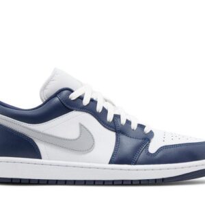 Air Jordan 1 Low Wolf Grey Midnight Navy
